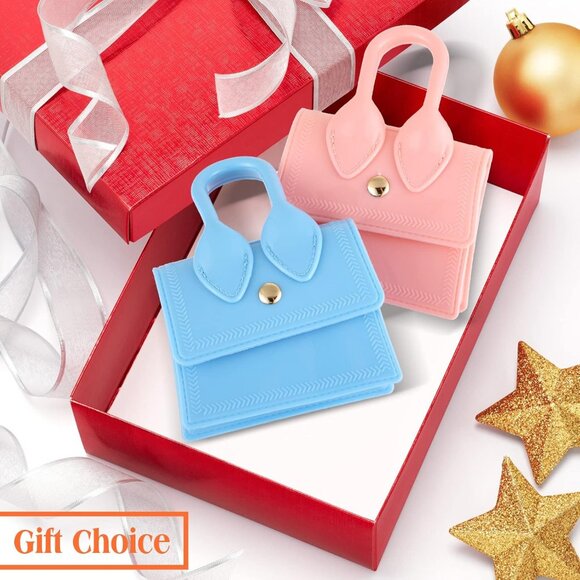 Durable PVC Mini Purse Set - 6 Colorful Toddler Handbags for Every Occasion - Picture 3 of 5